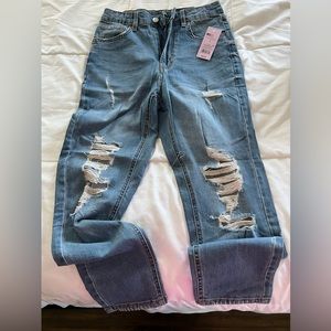 Wild fable distressed mom jean - NWT